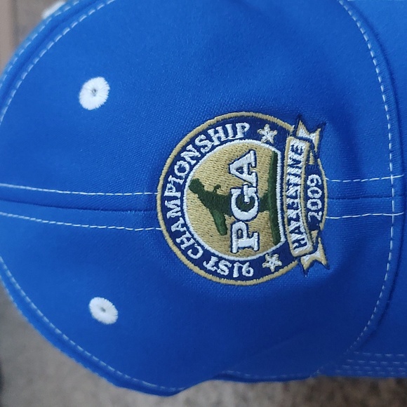 2009 91st PGA Championship Hazeltine Embroidered Logo Fitted Golf Hat S-M - Picture 2 of 10